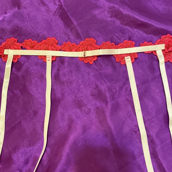 Sexy Lingerie Bra,Thong & Garter SZ L - Picture 11 of 14